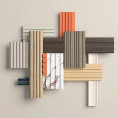 Гофрированная настенная панель